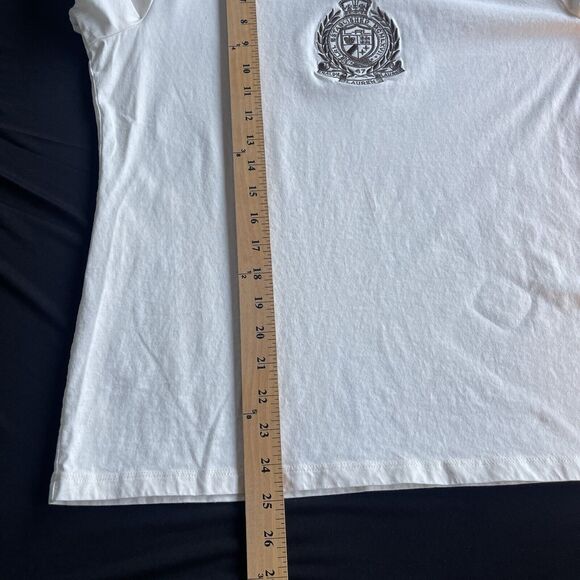 LRL Lauren Ralph Lauren Active Shirt Women Medium (tagged XL) Embroidered Crest - Picture 11 of 11